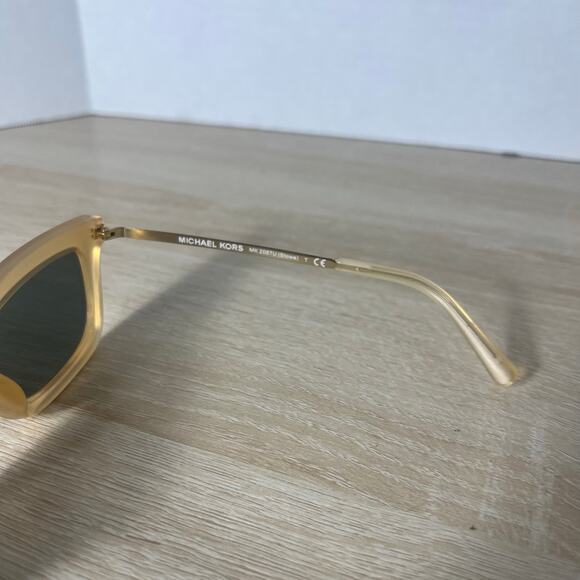 Michael Kors MK2087U Stowe Sunglasses Gold Beige Transparent 54-17-140 354087 main image 15